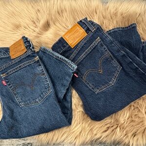 Lot of Two Size 25 Wedgie Straight Jeans